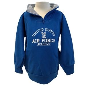 US Airforce Academy Toddler Zip Neck Sweater